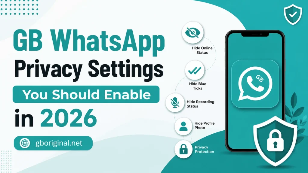 GB WhatsApp Privacy Settings You Should Enable in 2026