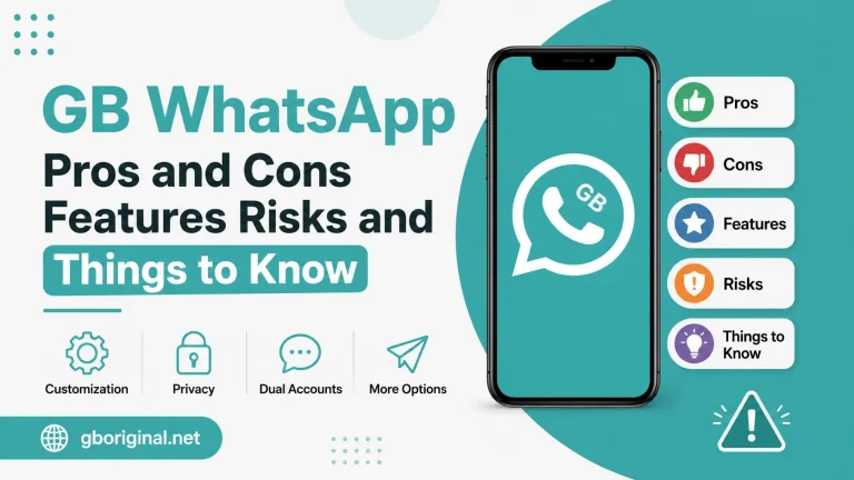 GB WhatsApp Pros and Cons Features Risks and Things to Know