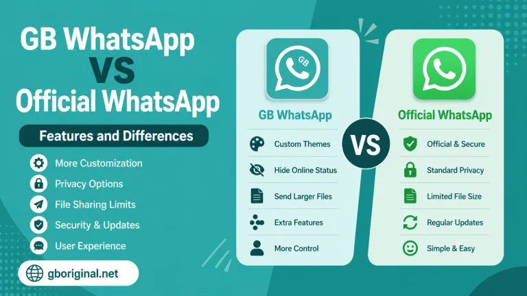GB WhatsApp vs Official WhatsApp Features and Differences