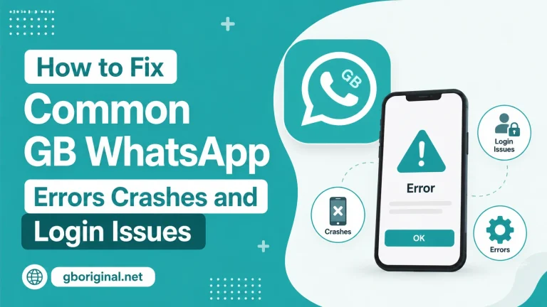 How to Fix Common GB WhatsApp Errors Crashes and Login Issues